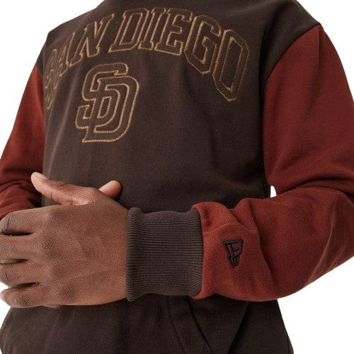 San Diego Padres MLB Team Patch Hoodie braun - STADIUMDREAMS