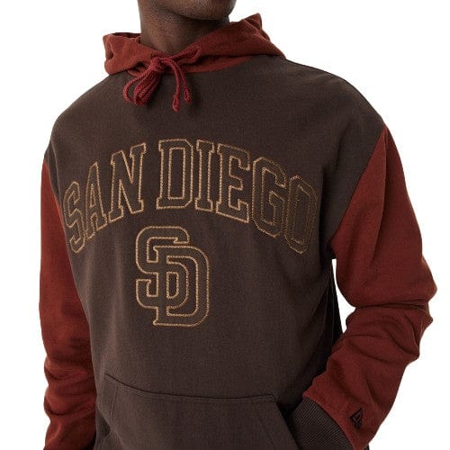 San Diego Padres MLB Team Patch Hoodie braun - STADIUMDREAMS