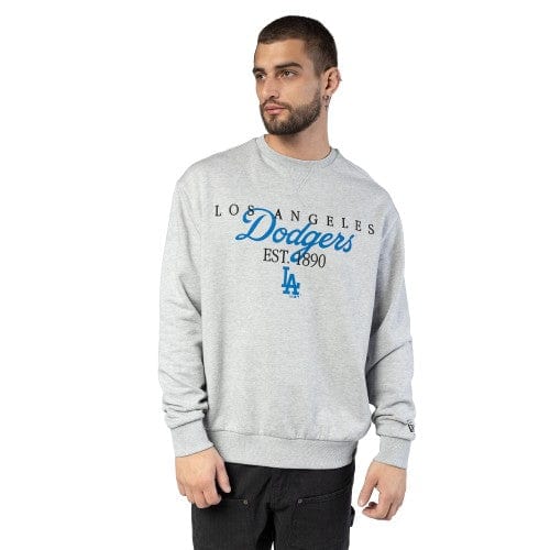 Los Angeles Dodgers MLB Lifestyle Crewneck Pullover grau - STADIUMDREAMS