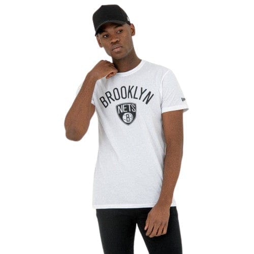 Brooklyn Nets NBA Regular T-Shirt weiss - STADIUMDREAMS