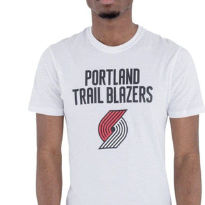 Portland Trail Blazers NBA Regular T-Shirt weiss - STADIUMDREAMS