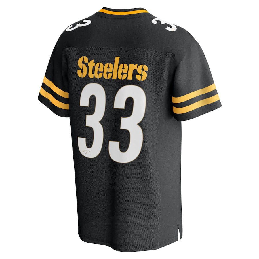 Pittsburgh Steelers Fanatics NFL Core Foundation Trikot Schwarz - STADIUMDREAMS