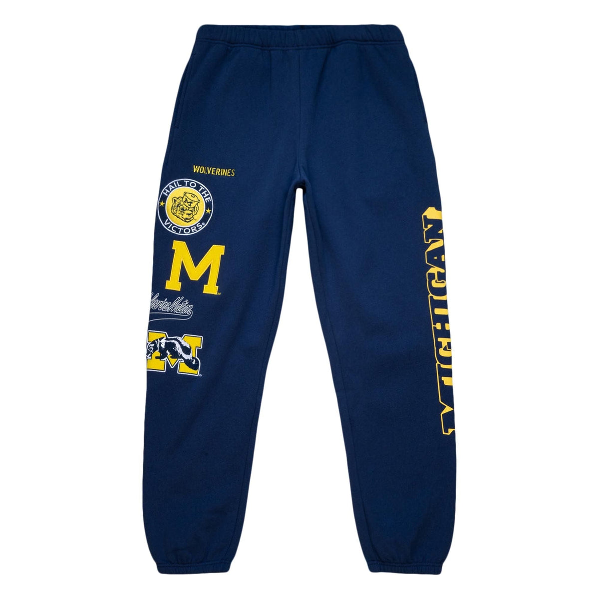 Michigan Wolverines NCAA Champ City Fleece Jogger Sweatpants navy - STADIUMDREAMS