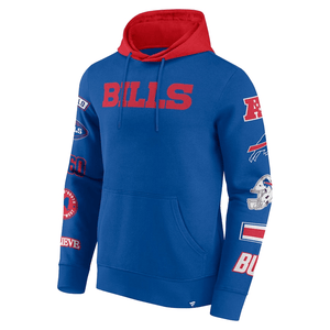 Buffalo Bills Patched Out Fleece Hoodie NFL Fanatics Blau - STADIUMDREAMS