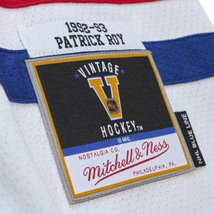 Montreal Canadiens Patrick Roy Mitchell & Ness 1992 NHL Trikot Weiss - STADIUMDREAMS