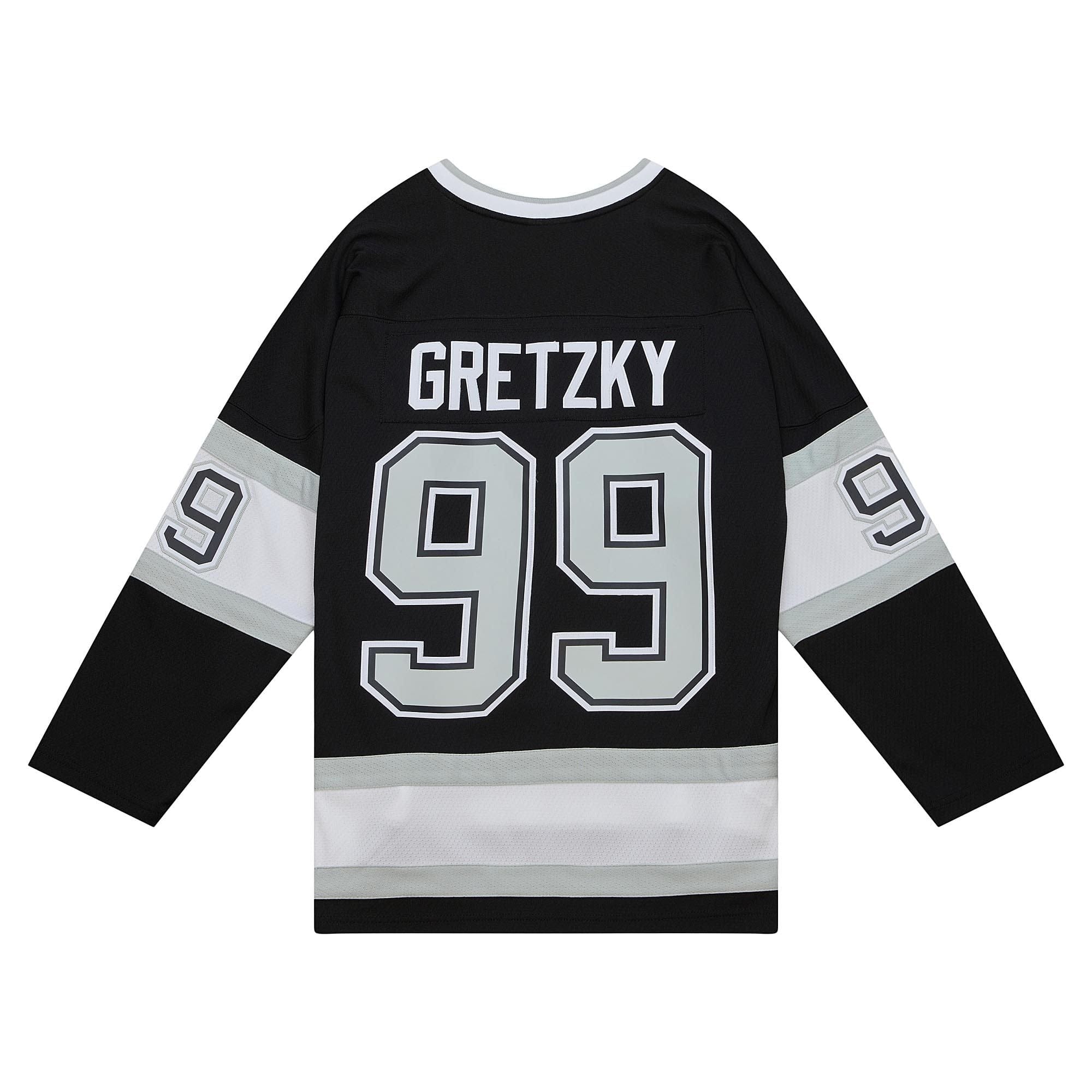 Los Angeles Kings Wayne Gretzky Mitchell & Ness 1992 NHL Trikot Schwarz - STADIUMDREAMS