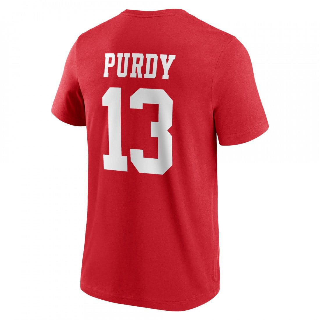 San Francisco 49ers Brock Purdy Fanatics NFL Player T-Shirt Rot - STADIUMDREAMS