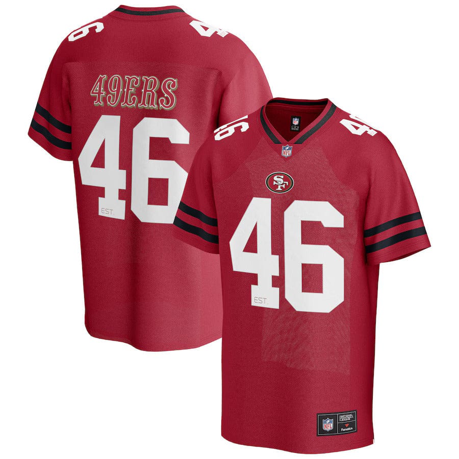 San Francisco 49ers Fanatics NFL Core Foundation Trikot Rot - STADIUMDREAMS