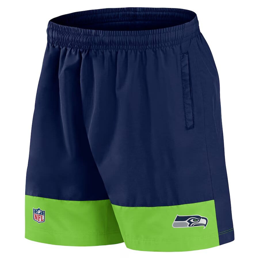 Seattle Seahawks Fanatics NFL Woven Short Navy - STADIUMDREAMS