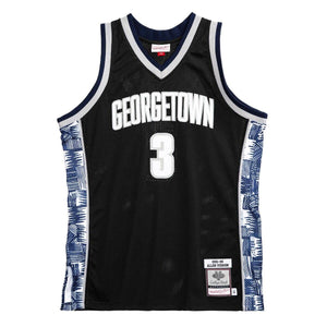 Allen Iverson Georgetown Hoyas NCAA Swingman Trikot 1995-1996 schwarz - STADIUMDREAMS