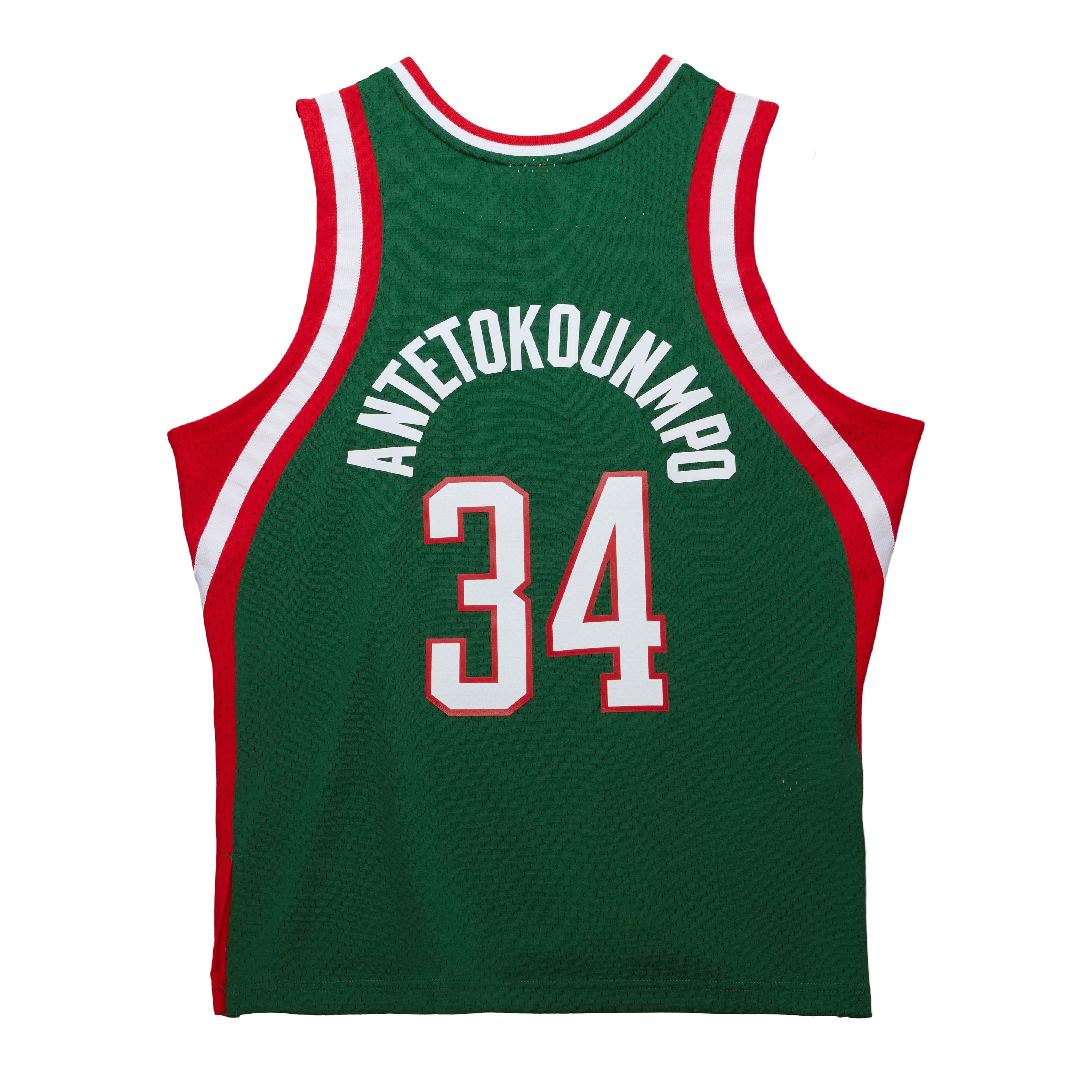 Giannis Antetokounmpo #34 Milwaukee Bucks Mitchell & Ness NBA Rookie Year Trikot 2013 Grün - STADIUMDREAMS