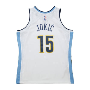 Nikola Jokic #15 Denver Nuggets Mitchell & Ness NBA Swingman Trikot 2016 Weiß - STADIUMDREAMS