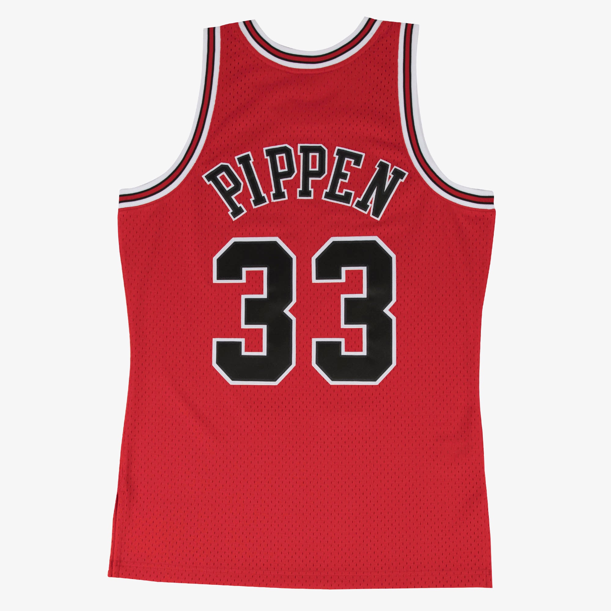 Scottie Pippen #33 Chicago Bulls Mitchell & Ness NBA Swingman Trikot 1997 Rot - STADIUMDREAMS