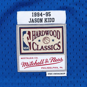 Jason Kidd Dallas Mavericks Mitchell & Ness NBA Swingman Trikot 1994-1995 Blau - STADIUMDREAMS