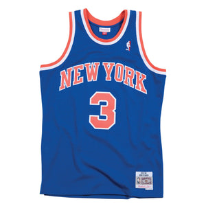 John Starks New York Knicks Mitchell & Ness NBA Swingman Trikot 1991-1992 Blau - STADIUMDREAMS