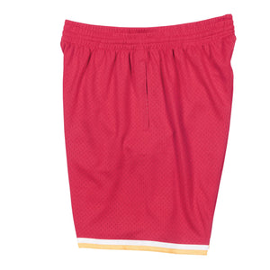 Houston Rockets Mitchell & Ness NBA Swingman Shorts 1993-1994 Rot - STADIUMDREAMS