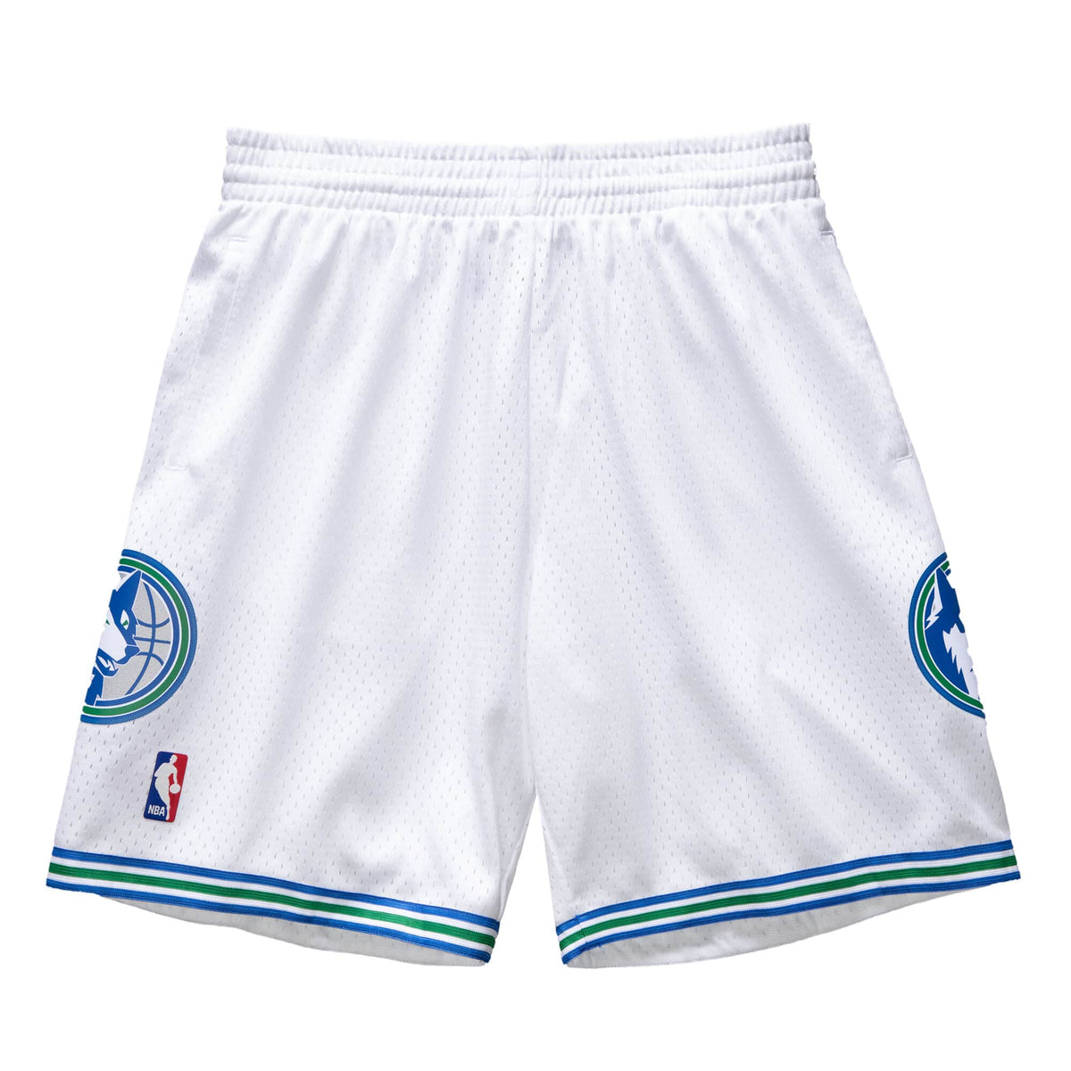 Minnesota Timberwolves Mitchell & Ness NBA Swingman Shorts 1995 Weiss - STADIUMDREAMS