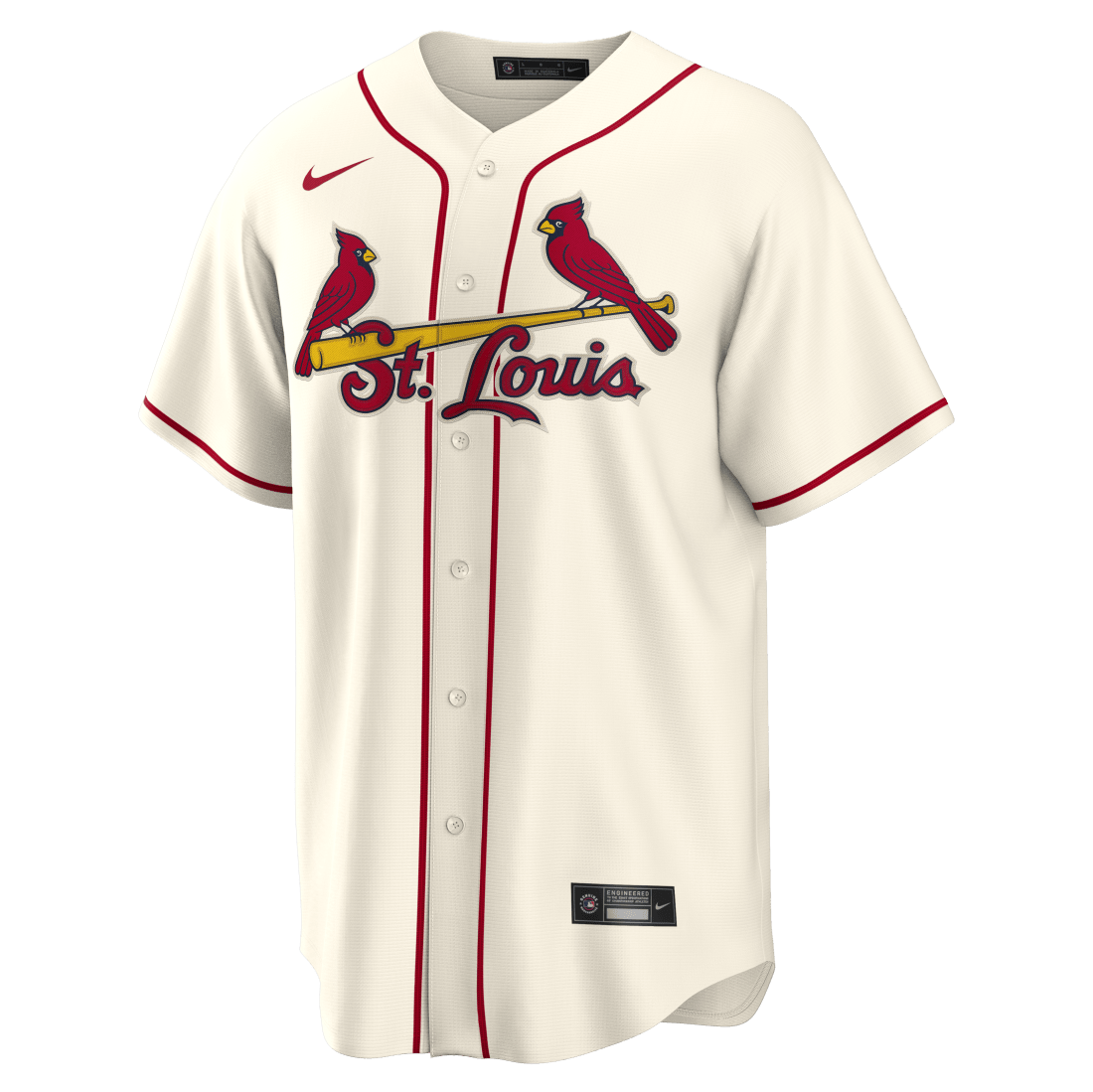 St. Louis Cardinals MLB Nike Baseball Trikot Cream STADIUMDREAMS