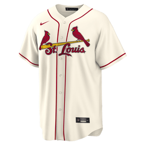 St. Louis Cardinals MLB Nike Official Alternate Trikot Cream - STADIUMDREAMS