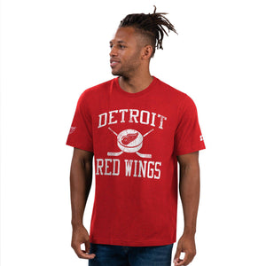 Detroit Red Wings NHL Touch Down T-Shirt rot - STADIUMDREAMS