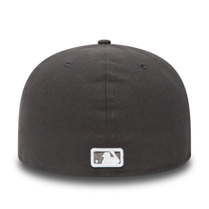 New York Yankees New Era 59FIFTY MLB Basic Cap Grau - STADIUMDREAMS